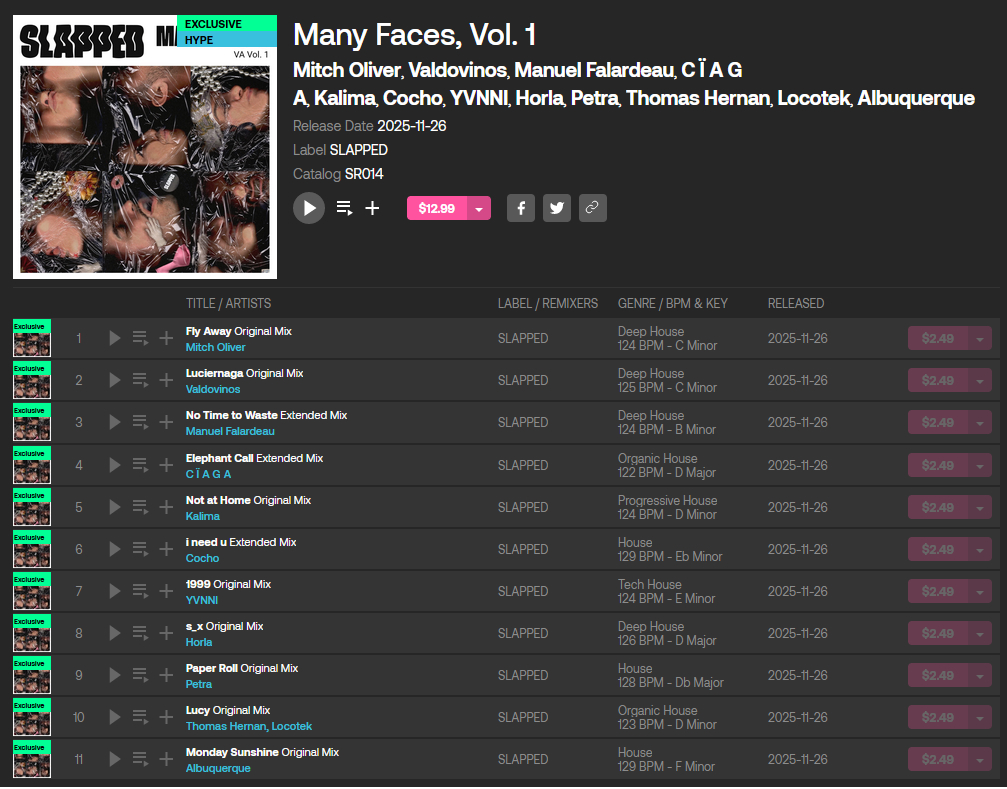 Many Faces, Vol. 1.jpg